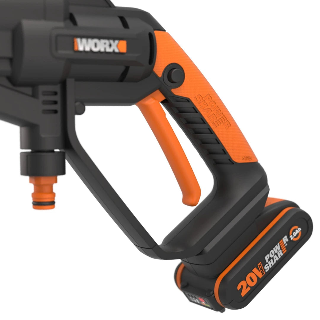 Hidrolimpiadora a Batería WORX Hydroshot con Accesorios + 1 Batería de Regalo 🎁